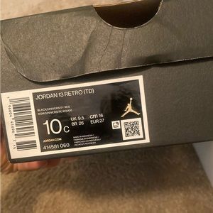 Black white grey Jordan Retro 13